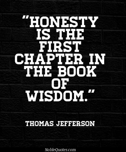 quote about honesty