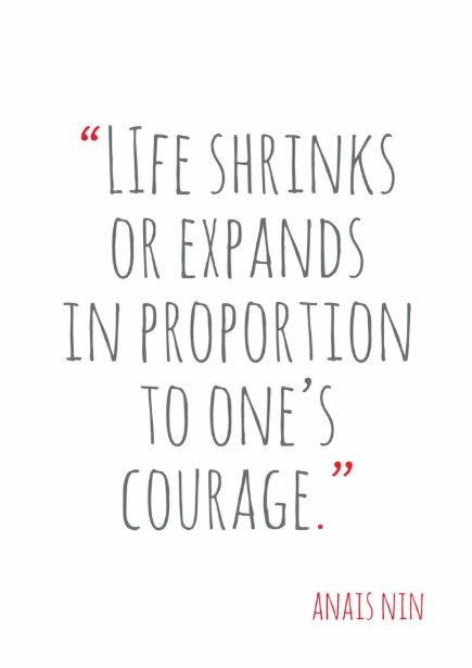 brainy quotes courage