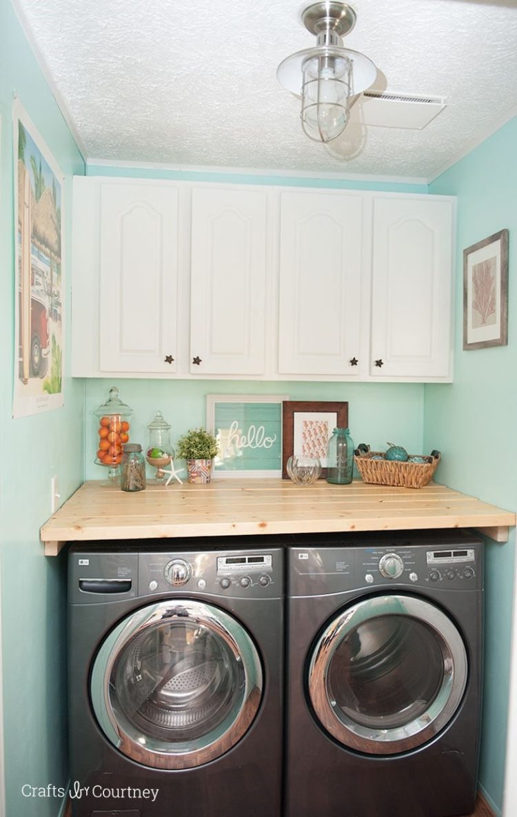 laundry room cabinet on wheels