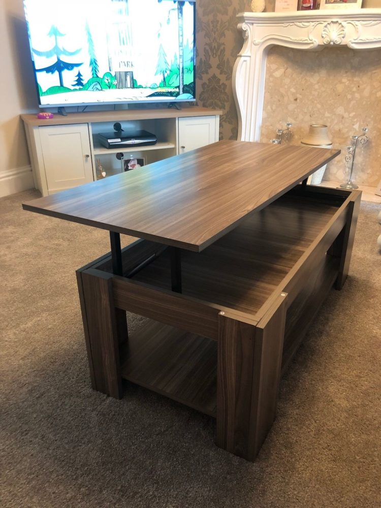 lift top coffee table perth