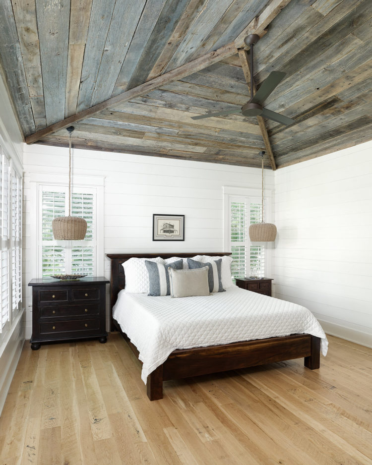 Barn wood bedroom