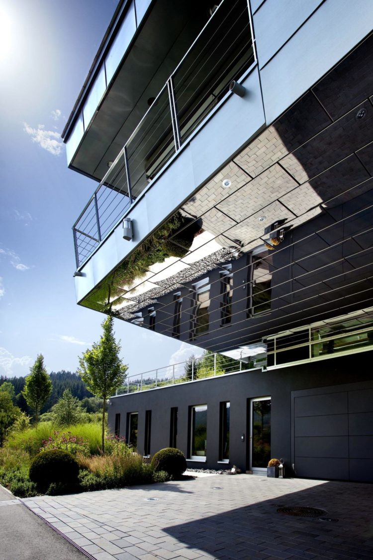 modern houses glass