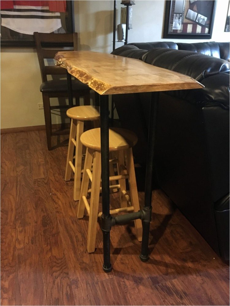 a breakfast bar table
