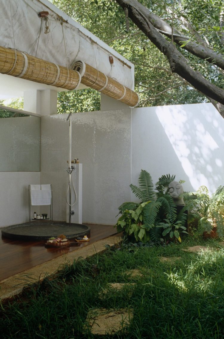 outdoor shower enclosure plans