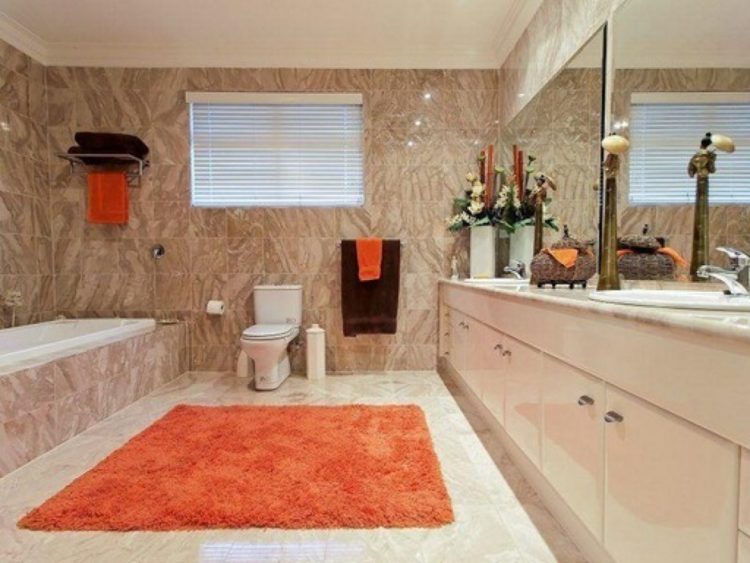 bathroom rugs in dryer