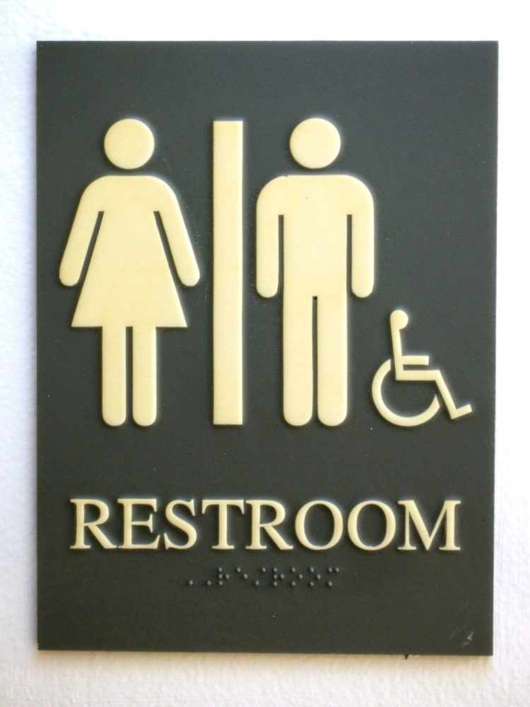 bathroom occupancy signs