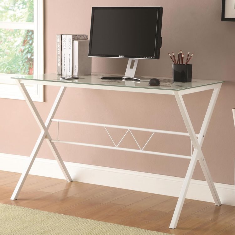 white desk for vanity