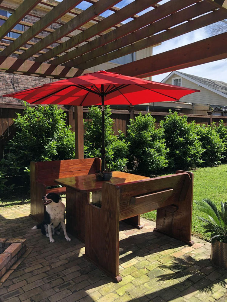 picnic table kitchen table