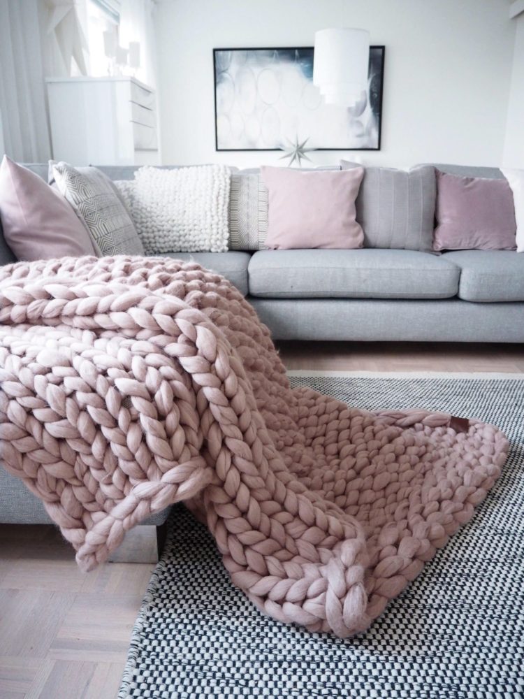 jcpenney chunky knit blanket