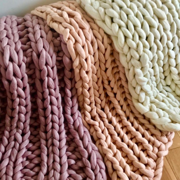 53 Quick Cozy Chunky Knit Blanket Patterns Ideas