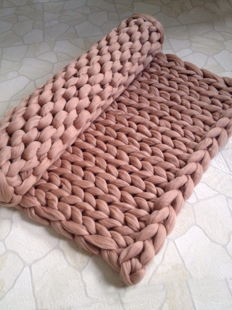 chunky knit blanket sizes