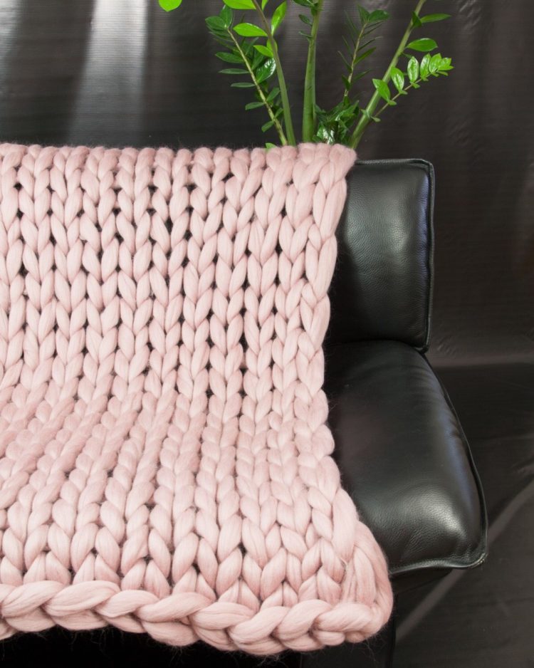 chunky knit blanket ravelry