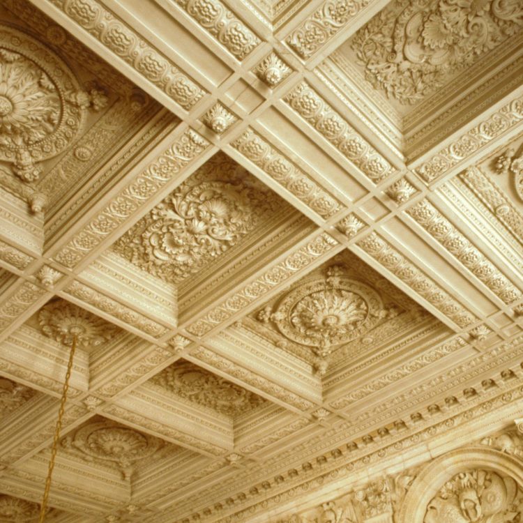 coffered ceiling low profile