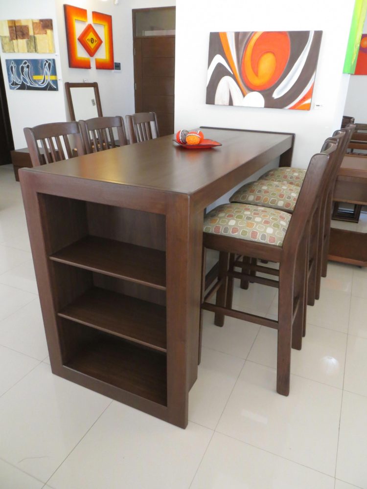 counter height table and stool set