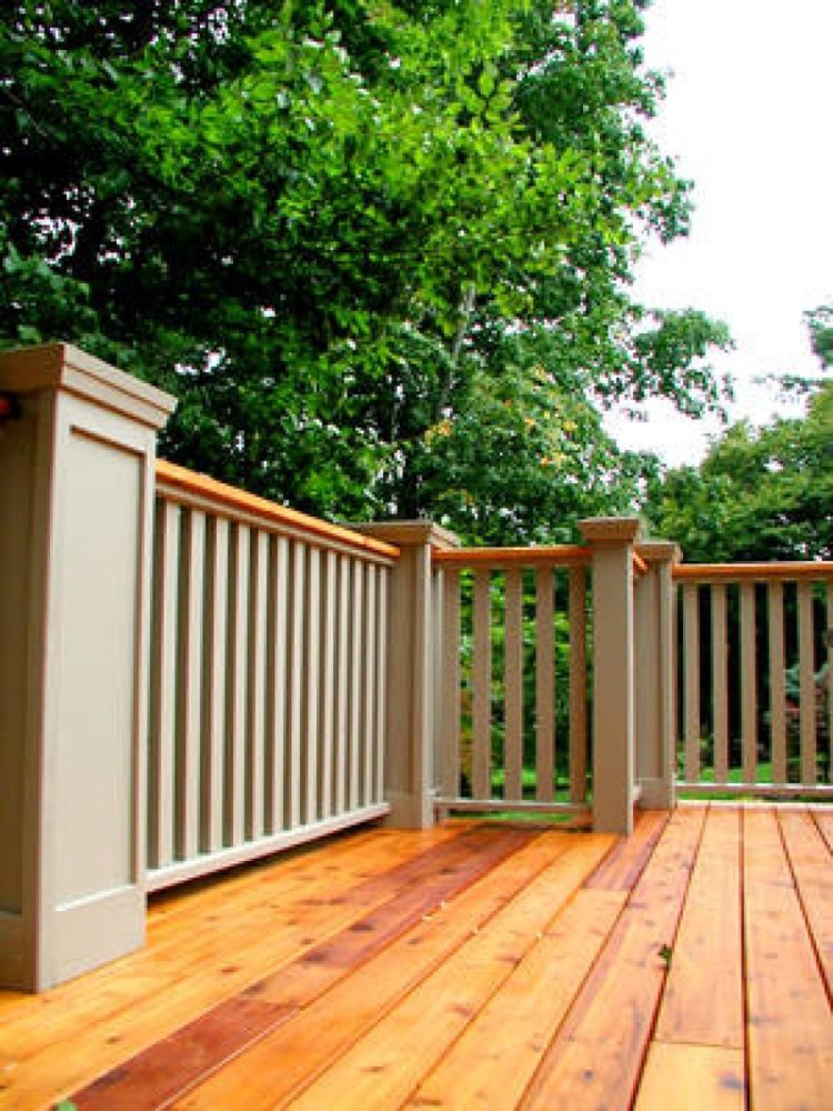 2x6 deck railing ideas