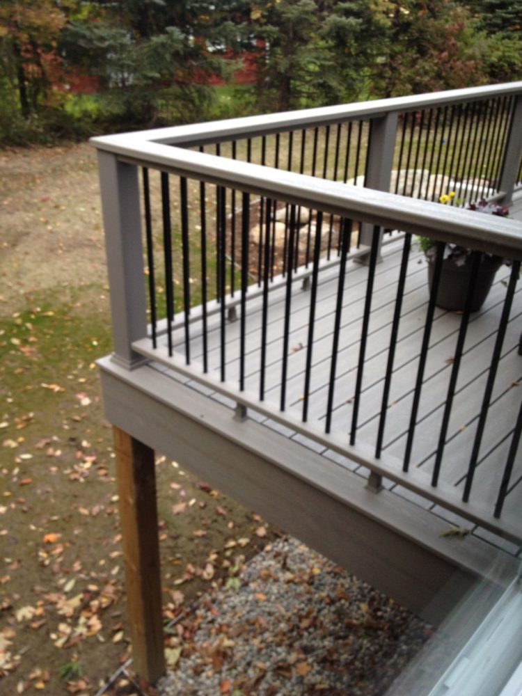 steel deck railing ideas 2