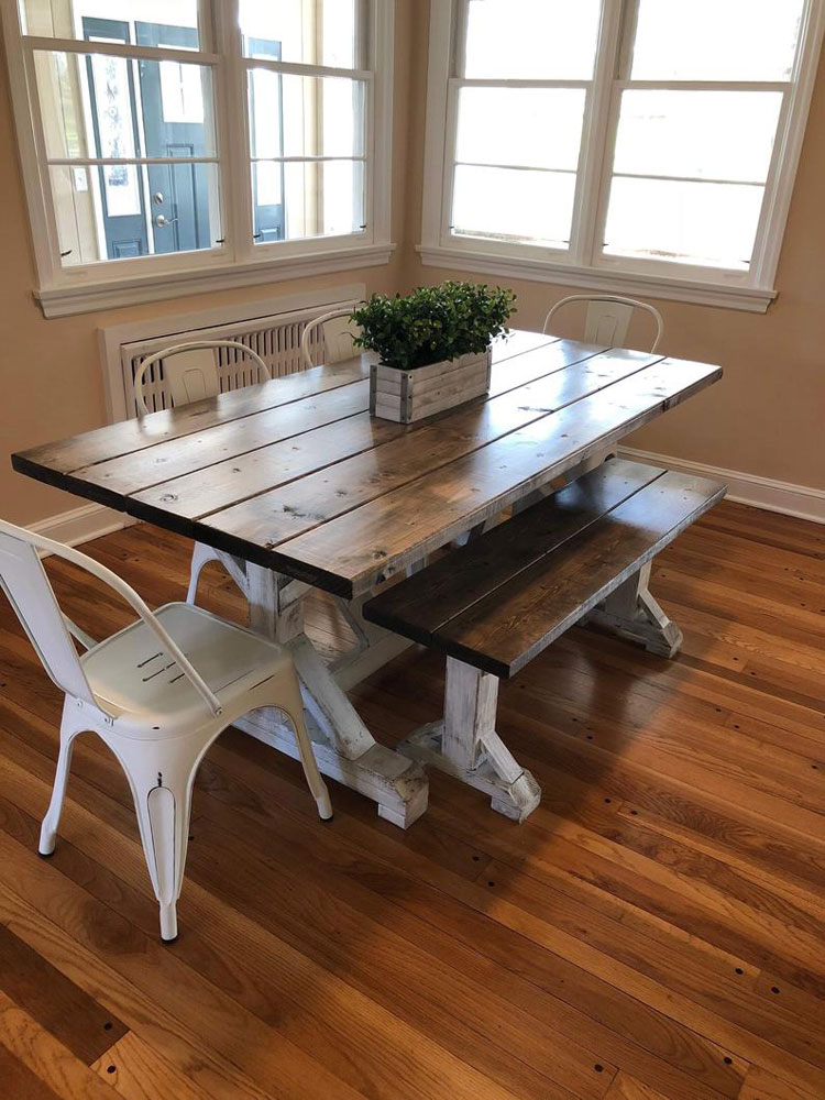 farmhouse table pottery barn