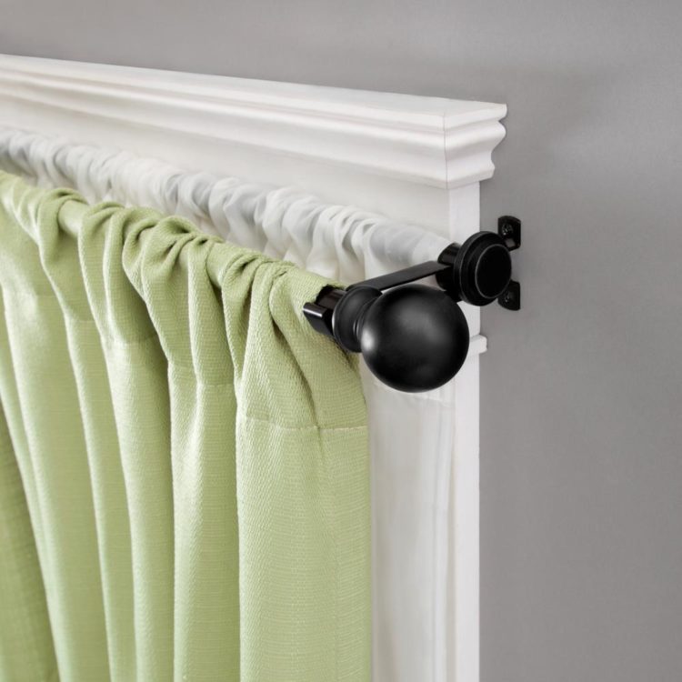 double curtain rod ebay