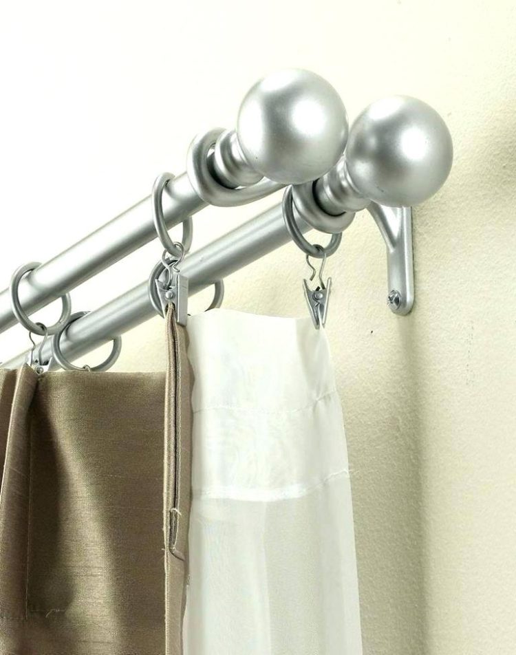 double curtain rod designs