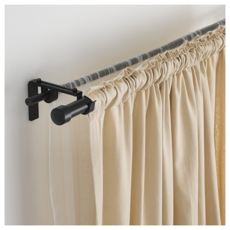 double curtain rod examples