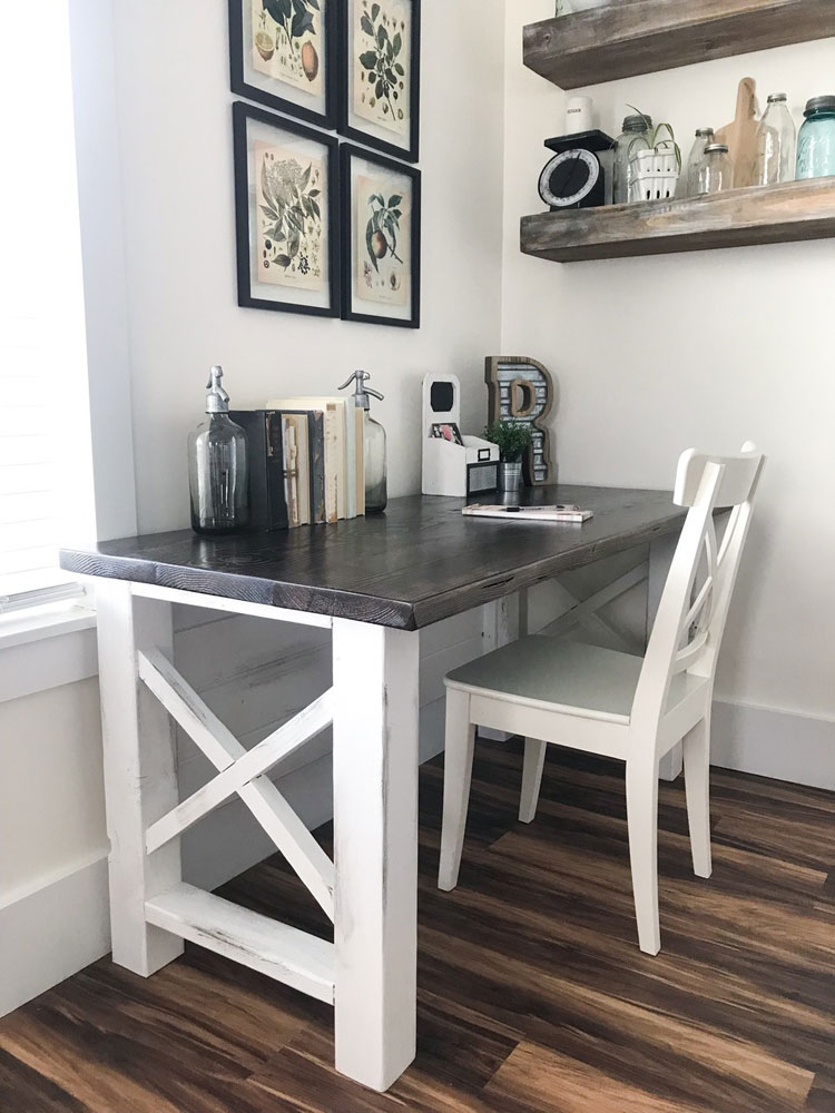 farmhouse table home depot