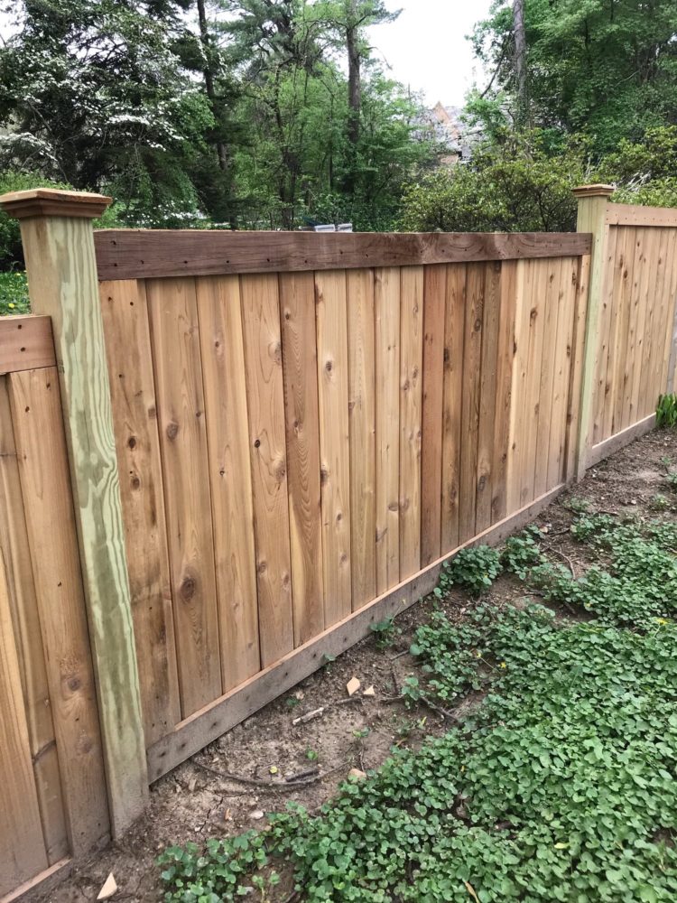 fence panels post