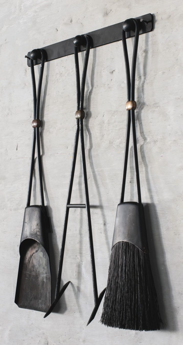 fireplace tools bronze