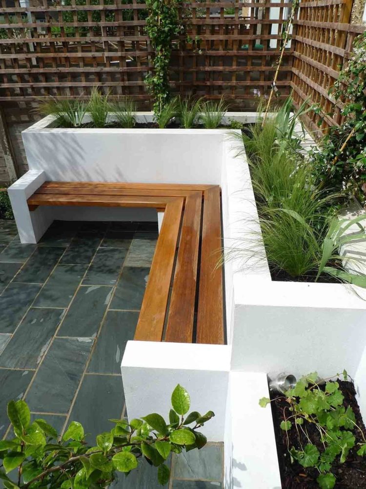the garden bench height