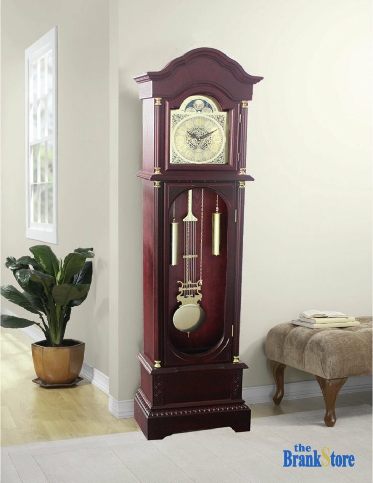 grandfather clock hanging