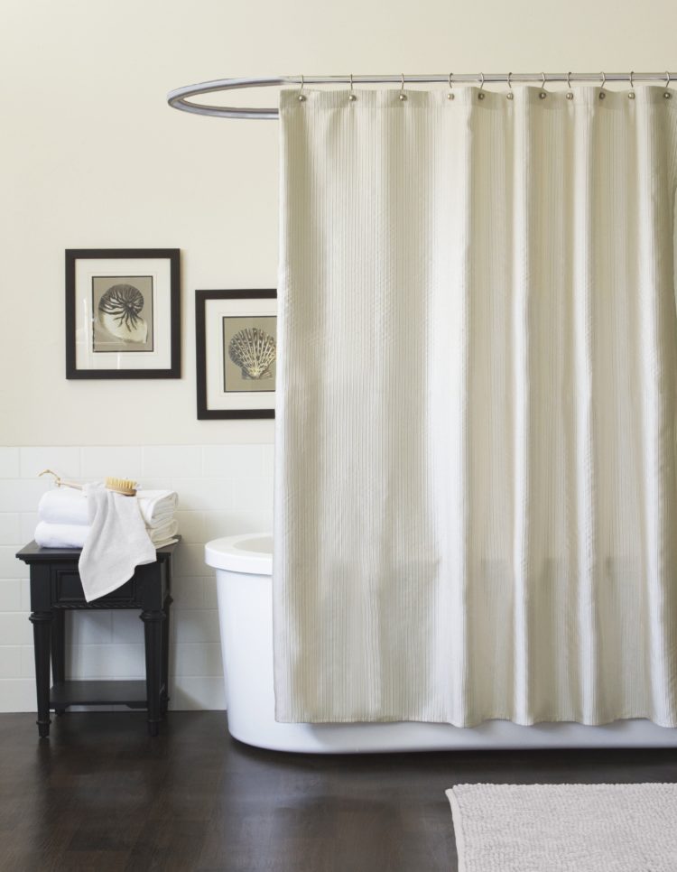 hookless shower curtain mildew