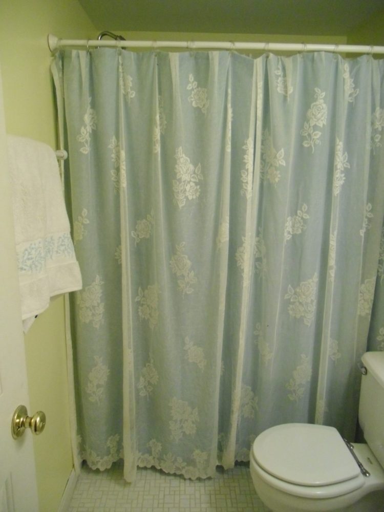 narrow hookless shower curtain