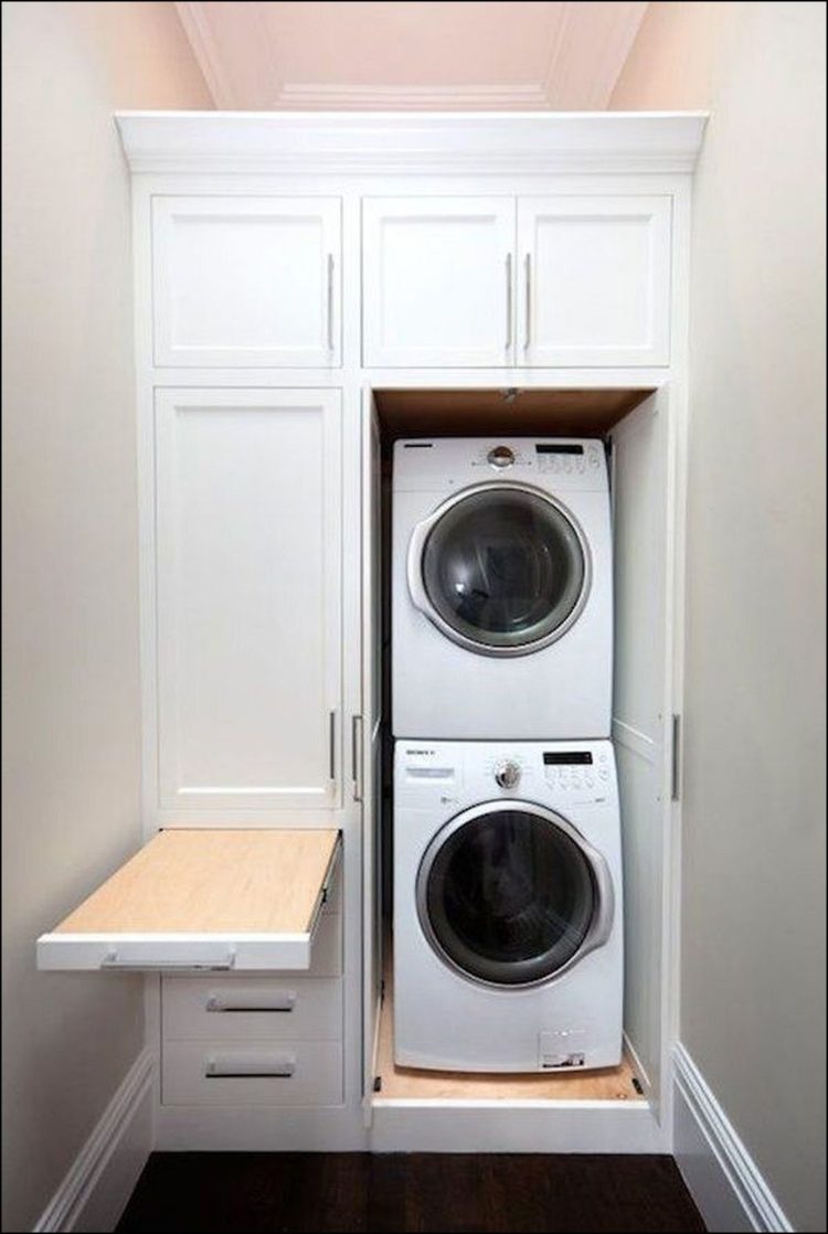 laundry room cabinets blue