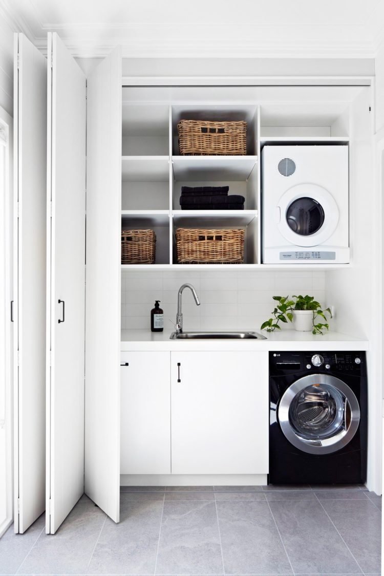 laundry room cabinets hanging rod