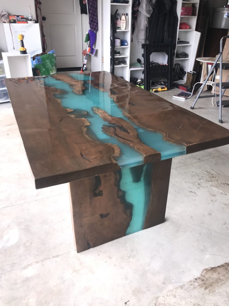 live edge table dining room