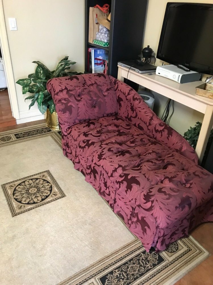 large fainting couch