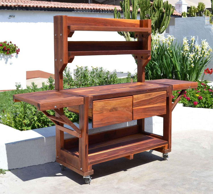 outdoor bench out of pallets