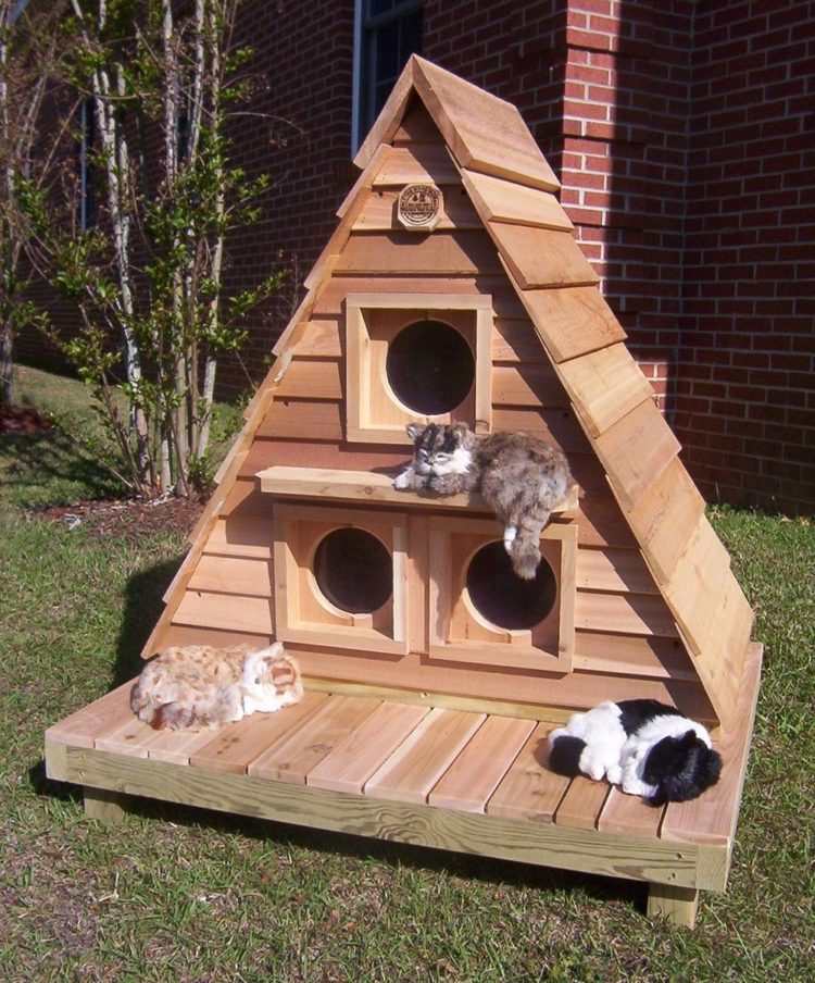 52+ DIY Outdoor Cat House Ideas For Winters And Summer
