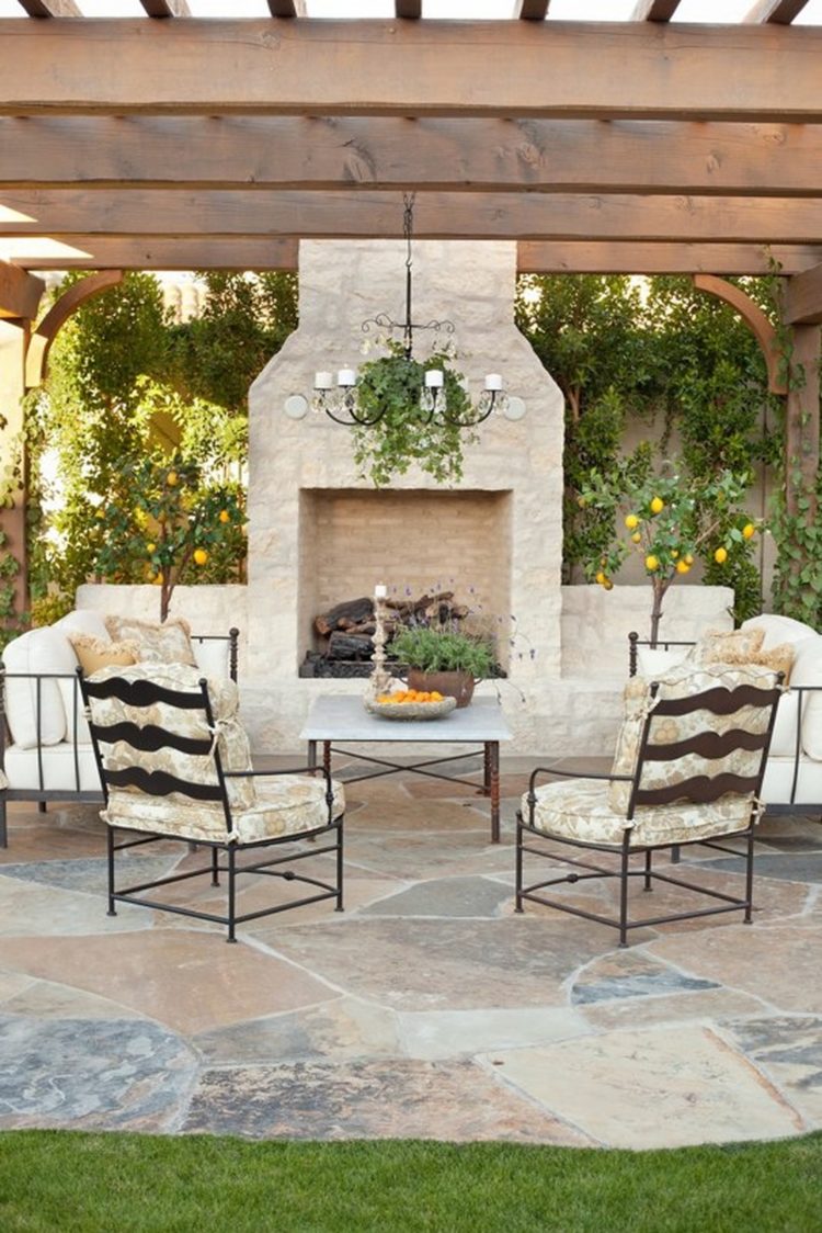 outdoor fireplace pictures