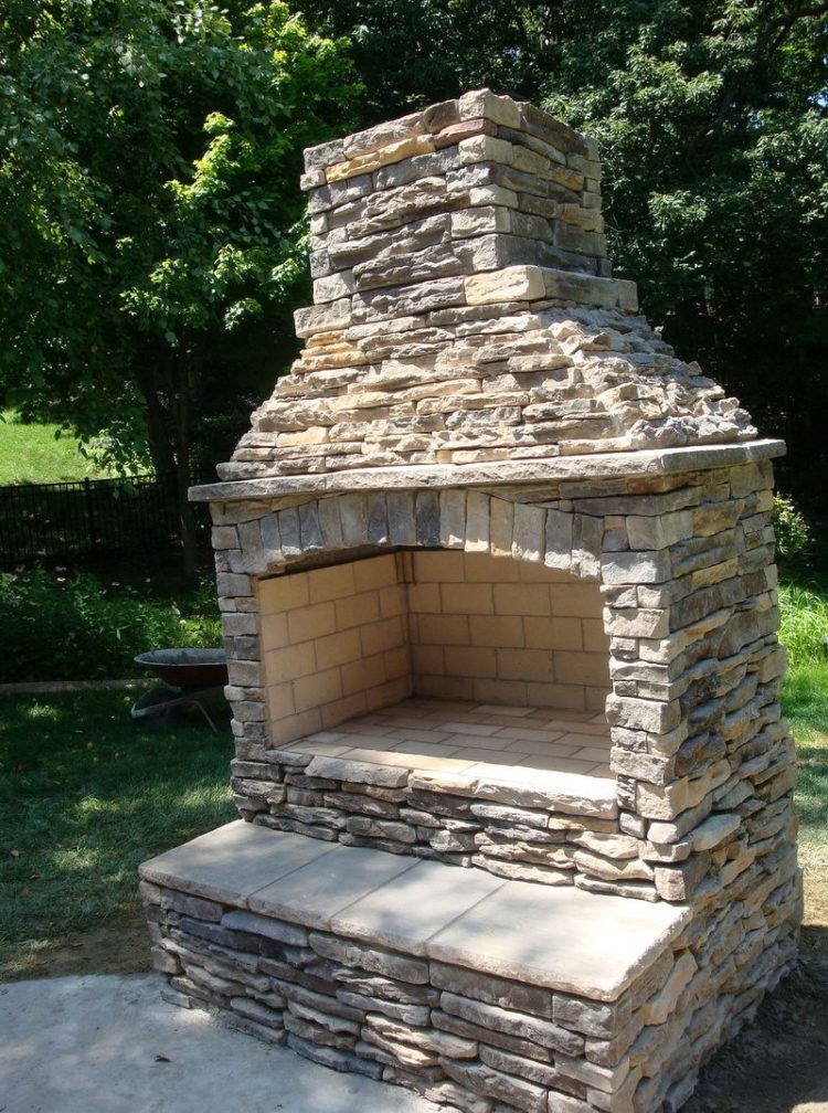 outdoor fireplace edmond