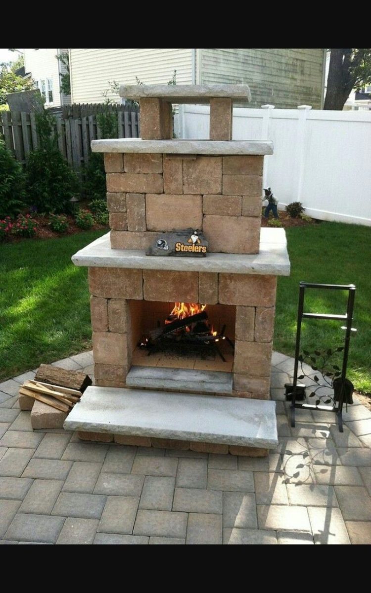 outdoor fireplace ebay