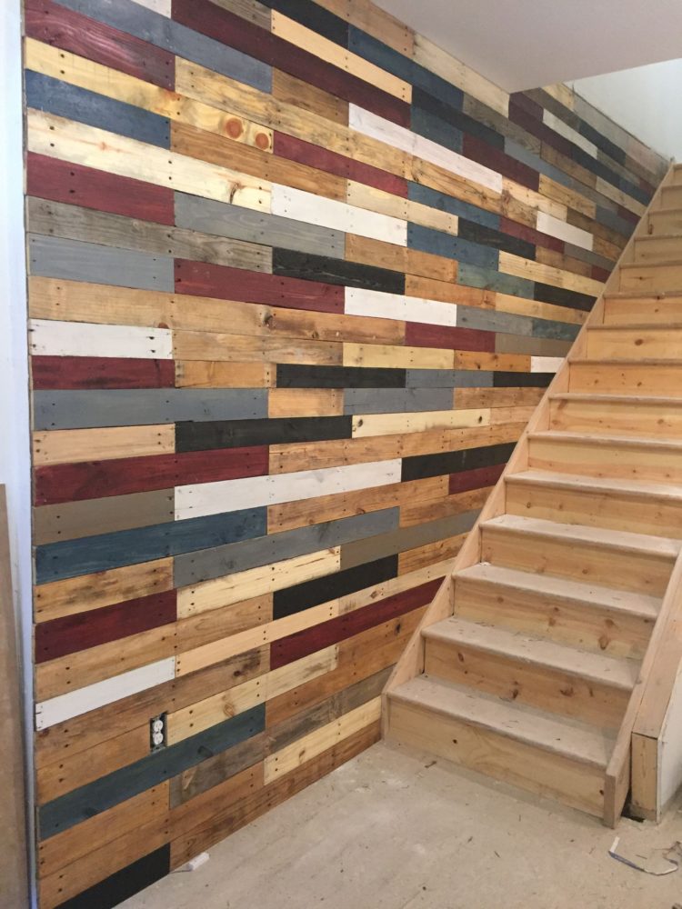 pallet wall for plants