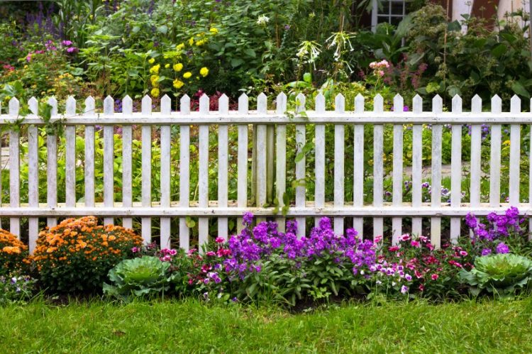 picket fence bench