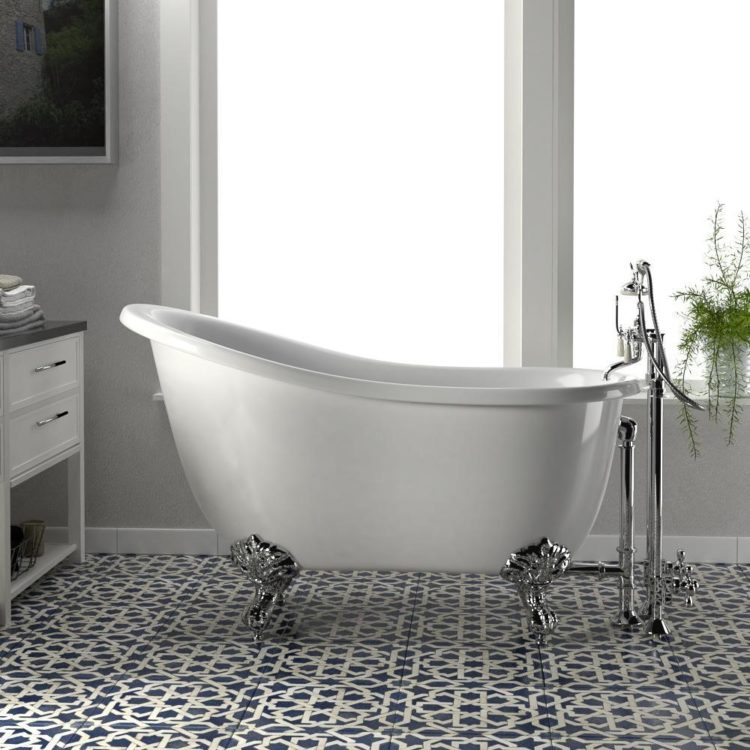 clawfoot tub enamel