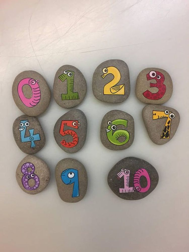 rock painting harry potter