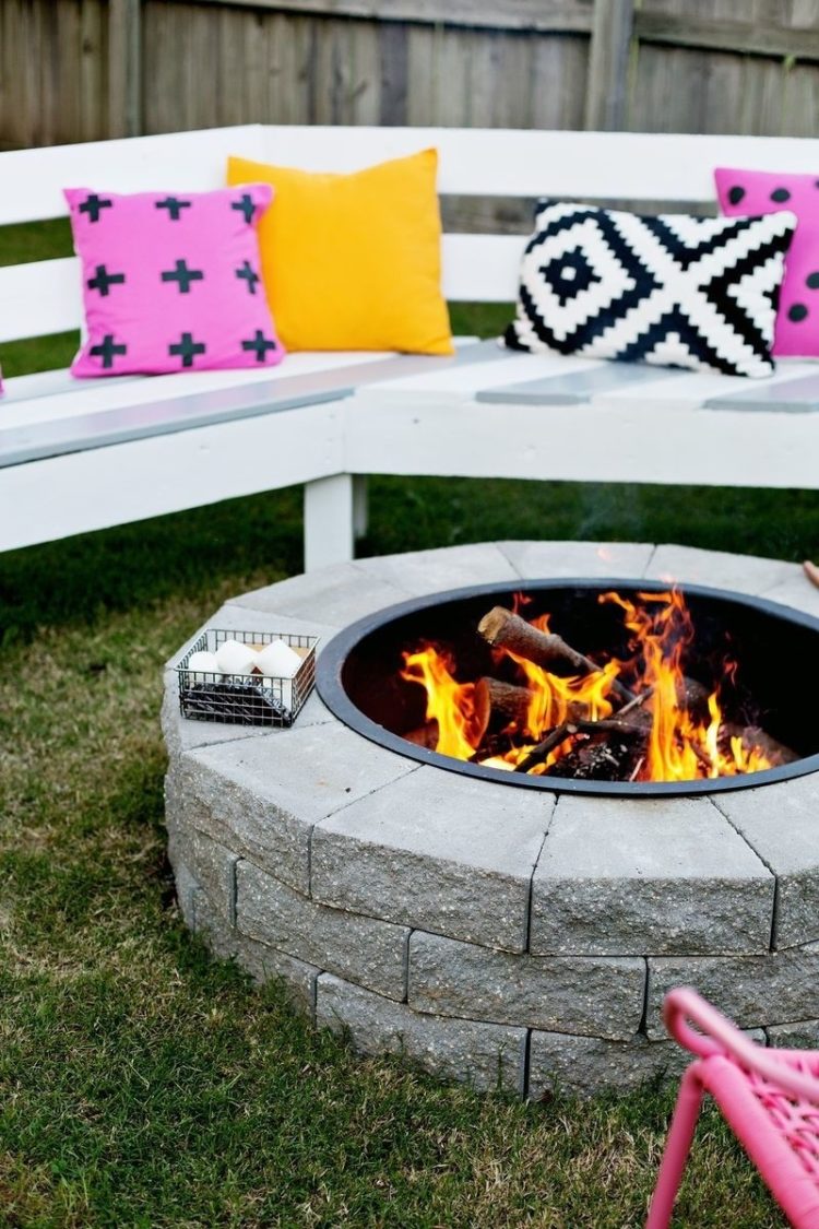 fire pit table garden