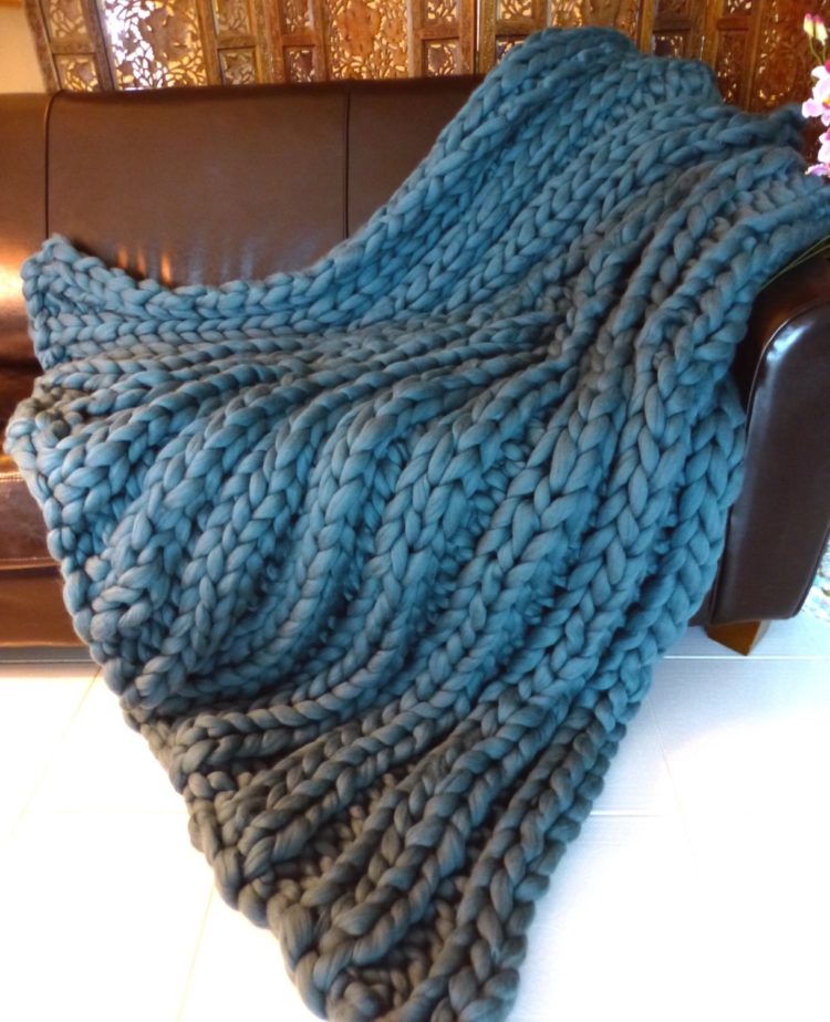 chunky knit blanket edmonton
