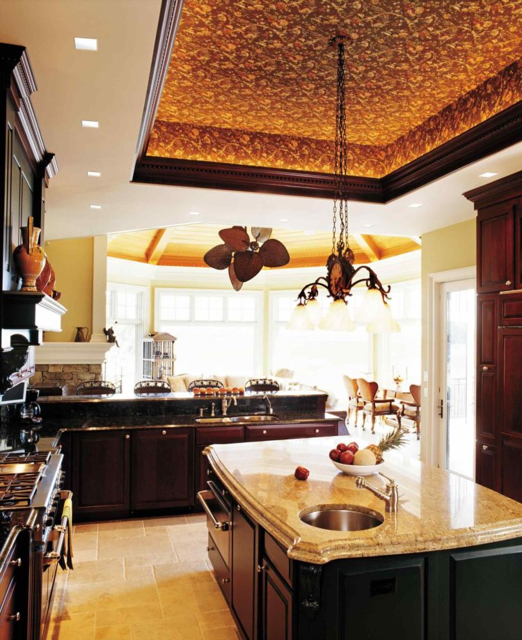 tray ceiling paint examples