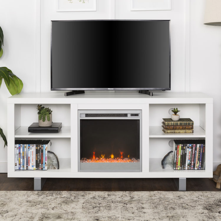 tv stand with fireplace sams club