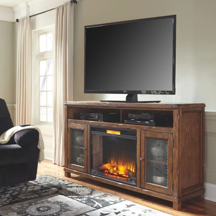 tv stand with fireplace kohls