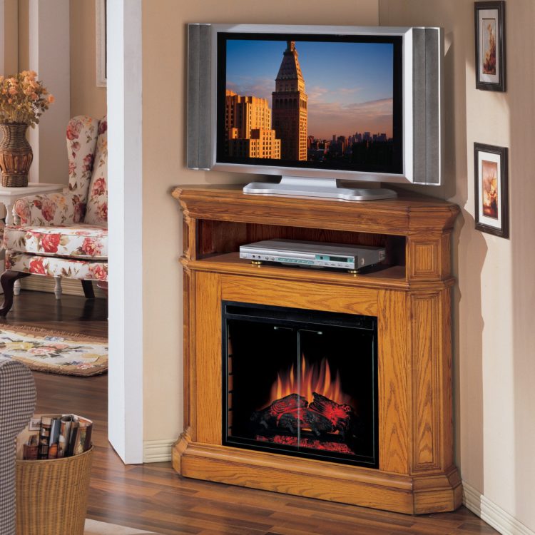 diy tv stand with fireplace insert